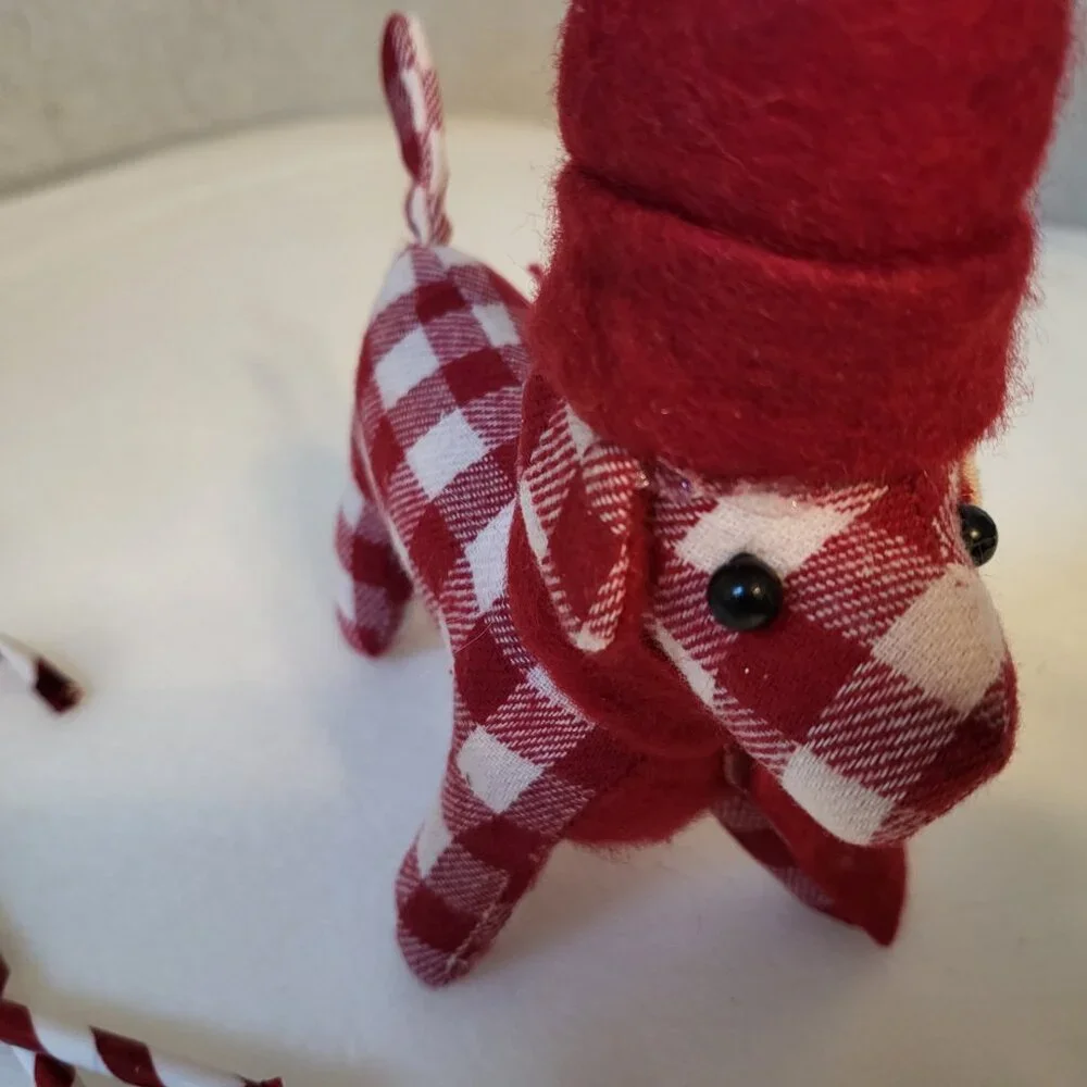 Holiday Time red plaid